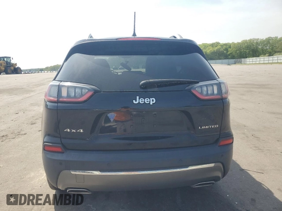 2019 Jeep Cherokee Limited with VIN 1C4PJMDX0KD307268, listed as a Copart auction lot 55044554 with 47,277 mi miles and Salvage Title. Bid and sale history available at carsss.com. Image 6.