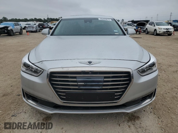 2018 Genesis G90 Ultimate with VIN KMHG54JH8JU037377, listed as a Copart auction lot 45420875 with 39,548 mi miles and Clean Title. Bid and sale history available at DreamBid. Image 5.