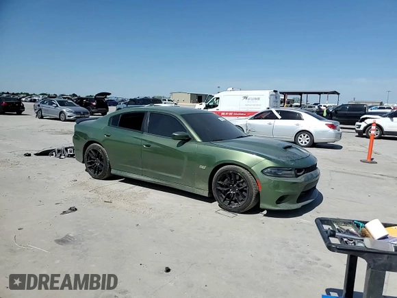 2019 Dodge Charger Scat Pack with VIN 2C3CDXGJ7KH721346, listed as a Copart auction lot 53302395 with Not provided miles and Salvage title. Bid and sale history available at DreamBid. Image 11.