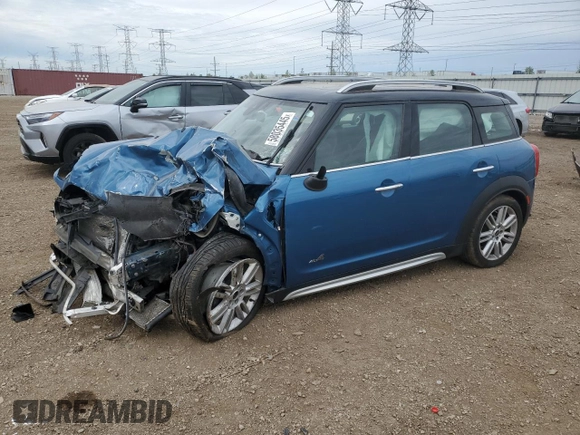 2020 MINI Countryman Cooper with VIN WMZYW5C03L3L13685, listed as a Copart auction lot 58035445 with Not provided miles and Salvage title. Bid and sale history available at DreamBid. Image 1.