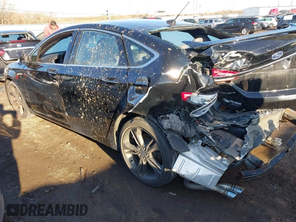 2017 Ford Fusion Sport with VIN 3FA6P0VP1HR378678, listed as a IAAI auction lot 41845700 with 61,105 mi miles. Bid and sale history available at carsss.com. Image 3.