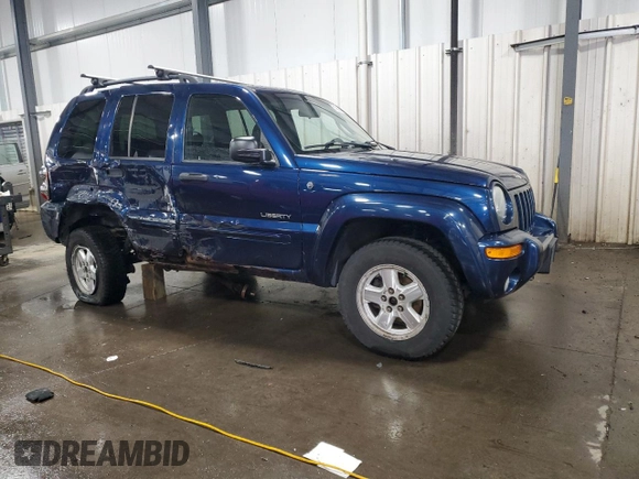 2004 Jeep Liberty Limited z VIN 1J4GL58KX4W101374, wystawiony jako Copart lot #51080895 z przebiegiem 288 747 mil mil oraz Szkoda całkowita • Salvage title. Historia ofert i sprzedaży dostępna na DreamBid. Obrazek 4.
