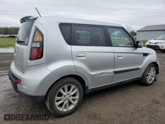 2010 Kia Soul + with VIN KNDJT2A22A7047112, listed as a Copart auction lot 51365695 with 104,405 mi miles and Salvage Title. Bid and sale history available at carsss.com. Image 3.