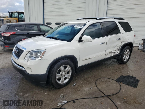 2007 GMC Acadia SLT z VIN 1GKER23727J159868, wystawiony jako Copart lot #43948785 z przebiegiem 217 693 mil mil oraz Szkoda całkowita • Salvage title. Historia ofert i sprzedaży dostępna na DreamBid. Obrazek 1.
