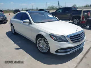 2018 Mercedes-Benz S 560 z VIN WDDUG8DB1JA369202, wystawiony jako IAAI lot #41886419 z przebiegiem 60 320 mil mil oraz . Historia ofert i sprzedaży dostępna na DreamBid. Obrazek 1.