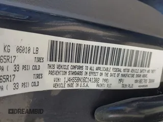 2006 Jeep Grand Cherokee Limited with VIN 1J4HS58N16C141302, listed as a IAAI auction lot 41700142 with 187,761 mi miles and . Bid and sale history available at DreamBid. Image 9.