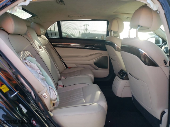 2017 Genesis G90 3.3T Premium with VIN KMHG34JA7HU023280, listed as a Copart auction lot 75899924 with 122,269 mi miles and Salvage Title. Bid and sale history available at carsss.com. Image 10.