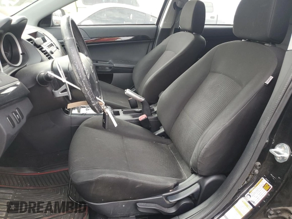 2013 Mitsubishi Lancer GTS with VIN JA32X8HW8DU014110, listed as a Copart auction lot 77672344 with 75,970 mi miles and Salvage Title. Bid and sale history available at carsss.com. Image 7.