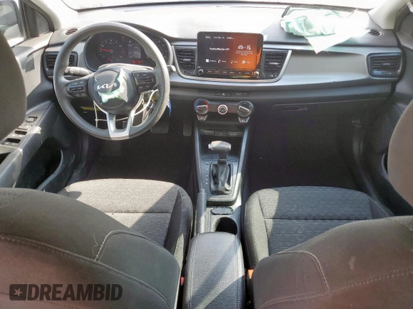 2023 Kia Rio S with VIN 3KPA24AD7PE549736, listed as a Copart auction lot 50428615 with 34,431 mi miles and Salvage Title. Bid and sale history available at carsss.com. Image 8.