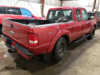 2010 Ford Ranger XLT with VIN 1FTLR4FE4APA74768, listed as a Copart auction lot 53001175 with 105,193 mi miles and Salvage Title. Bid and sale history available at carsss.com. Image 3.