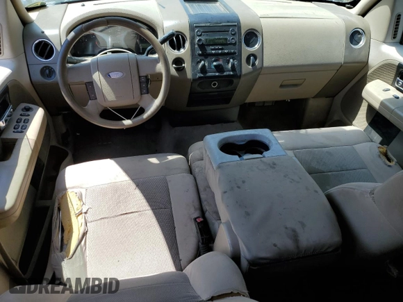 2005 Ford F-150 XLT с VIN 1FTPW12505KE71623, выставлен на аукционе Copart как лот 59517125 с пробегом 222 641 миль миль и Чистый • Clean title. История ставок и продаж доступна на DreamBid. Изображение 8.