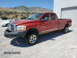 2006 Dodge 2500 Laramie with VIN 1D7KS28CX6J154298, listed as a Copart auction lot 61141865 with 191,611 mi miles and Salvage title. Bid and sale history available at DreamBid. Image 1.