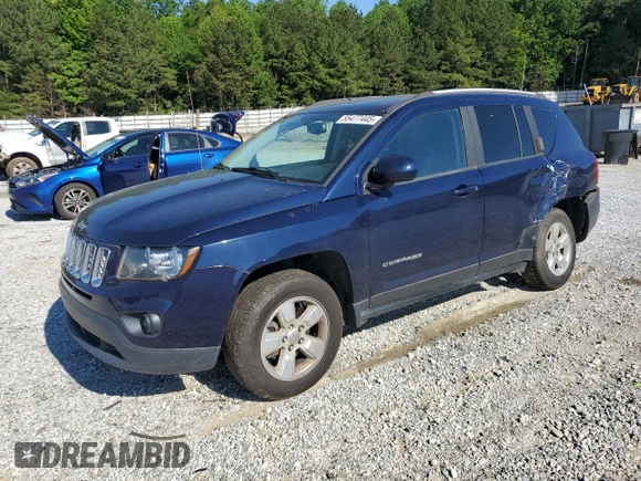 2017 Jeep Compass High Altitude with VIN 1C4NJCEB3HD198043, listed as a Copart auction lot 55477445 with 186,243 mi miles and Salvage title. Bid and sale history available at DreamBid. Image 1.