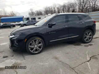 2020 Chevrolet Blazer Premier with VIN 3GNKBLRS3LS703167, listed as a Copart auction lot 86079694 with 41,740 mi miles and Salvage title. Bid and sale history available at DreamBid. Image 1.