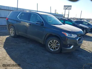 2019 Chevrolet Traverse LT Cloth with VIN 1GNERGKWXKJ264210, listed as a IAAI auction lot 41407627 with 150,393 mi miles. Bid and sale history available at carsss.com. Image 1.