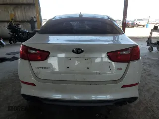 2015 Kia Optima LX with VIN KNAGM4A76F5589487, listed as a Copart auction lot 57791005 with 171,780 mi miles and Salvage title. Bid and sale history available at DreamBid. Image 6.