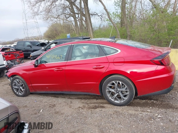 2020 Hyundai Sonata SEL z VIN 5NPEF4JAXLH001201, wystawiony jako IAAI lot #41984667 z przebiegiem 49 012 mil mil oraz . Historia ofert i sprzedaży dostępna na DreamBid. Obrazek 15.
