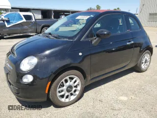 2015 FIAT 500 Pop with VIN 3C3CFFDR2FT501799, listed as a Copart auction lot 57480035 with 38,849 mi miles and Salvage title. Bid and sale history available at DreamBid. Image 1.