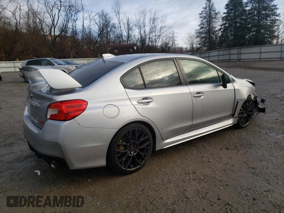2019 Subaru WRX STI with VIN JF1VA2R60K9819598, listed as a Copart auction lot 70325602 with 27,464 mi miles. Bid and sale history available at carsss.com. Image 3.