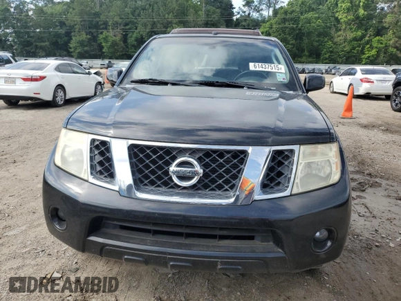 2008 Nissan Pathfinder LE z VIN 5N1AR18UX8C661788, wystawiony jako Copart lot #61437515 z przebiegiem 122 086 mil mil oraz Szkoda całkowita • Salvage title. Historia ofert i sprzedaży dostępna na DreamBid. Obrazek 5.