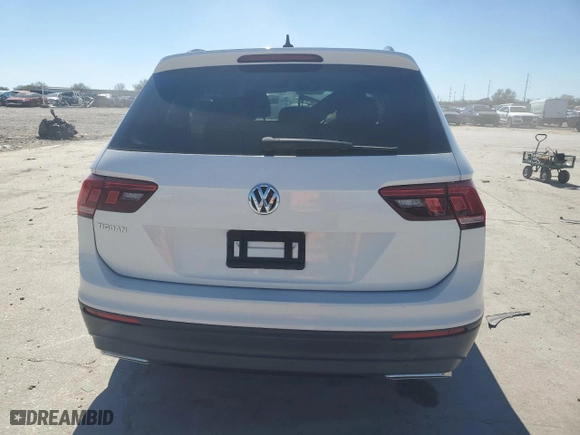 2021 Volkswagen Tiguan S with VIN 3VV1B7AX5MM063179, listed as a Copart auction lot 46651655 with 0 mi miles and Salvage Title. Bid and sale history available at carsss.com. Image 6.