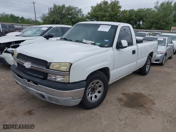 2005 Chevrolet Silverado 1500 Work Truck with VIN 1GCEC14X75Z210592, listed as a IAAI auction lot 41955143 with 192,376 mi miles. Bid and sale history available at carsss.com. Image 2.