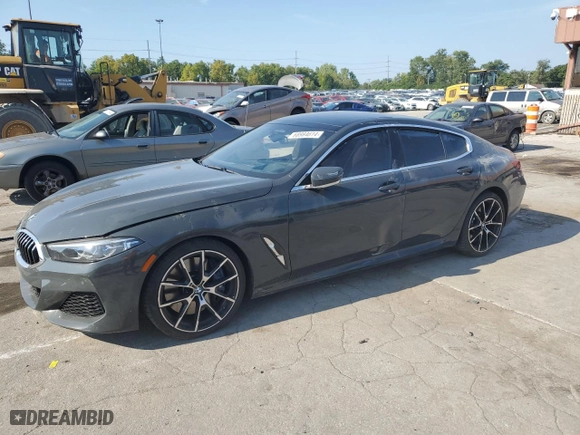 2021 BMW 8 Series M850i with VIN WBAGV8C04MCF78813, listed as a Copart auction lot 68984614 with 0 mi miles and Salvage Title. Bid and sale history available at carsss.com. Image 1.