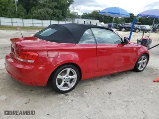 2012 BMW 1 Series 128i with VIN WBAUL7C52CVE87329, listed as a Copart auction lot 52867624 with 91,237 mi miles and Salvage Title. Bid and sale history available at carsss.com. Image 3.