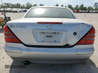 1998 Mercedes-Benz SLK-Class with VIN WDBKK47F7WF055151, listed as a Copart auction lot 53547665 with 49,576 mi miles and Clean Title. Bid and sale history available at carsss.com. Image 6.