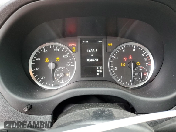2018 Mercedes-Benz Metris Cargo with VIN WD3PG2EA0J3410329, listed as a Copart auction lot 51676065 with 104,670 mi miles and Salvage Title. Bid and sale history available at carsss.com. Image 9.