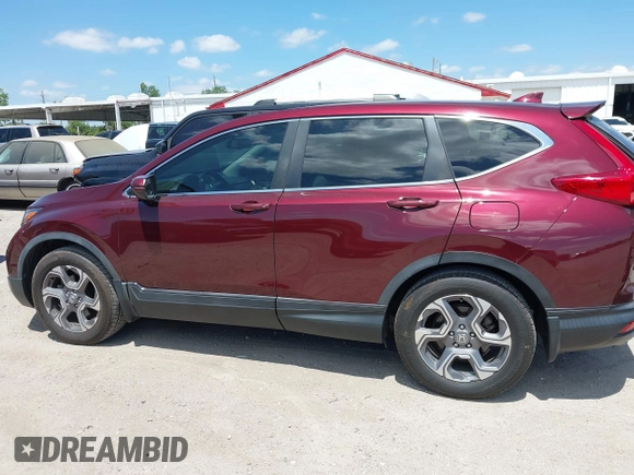 2019 Honda CR-V EX-L with VIN 7FARW1H85KE001692, listed as a IAAI auction lot 42039524 with 58,850 mi miles. Bid and sale history available at carsss.com. Image 14.