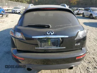 2006 Infiniti FX Options with VIN JNRBS08W36X401053, listed as a Copart auction lot 77360084 with 239,048 mi miles and Salvage title. Bid and sale history available at DreamBid. Image 6.