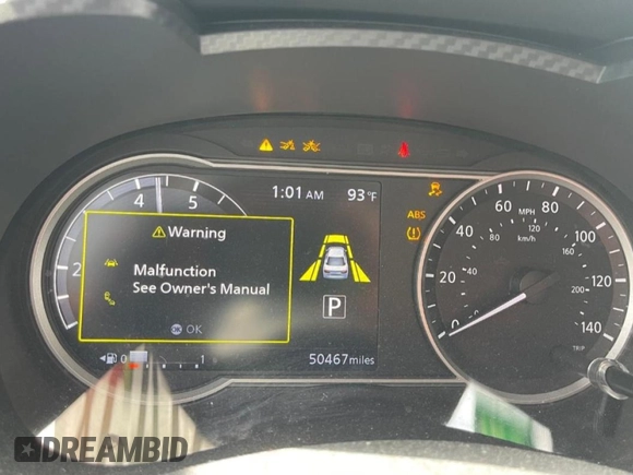 2022 Nissan Versa SV z VIN 3N1CN8EVXNL827454, wystawiony jako Copart lot #59693745 z przebiegiem 50 467 mil mil oraz Nie do naprawy • Non repairable. Historia ofert i sprzedaży dostępna na DreamBid. Obrazek 9.