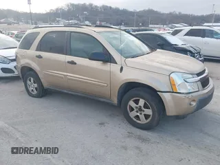 2005 Chevrolet Equinox LS with VIN 2CNDL13F456170564, listed as a IAAI auction lot 41559640 with 308,340 mi miles. Bid and sale history available at carsss.com. Image 1.