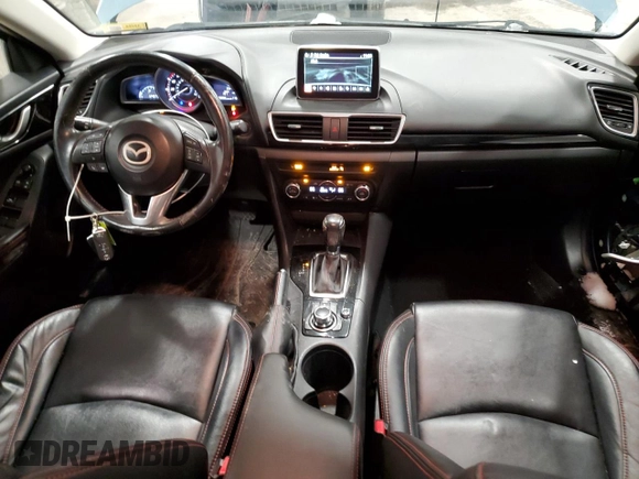 2014 Mazda 3 i Grand Touring with VIN JM1BM1M71E1216354, listed as a Copart auction lot 42301285 with 124,873 mi miles and Salvage Title. Bid and sale history available at DreamBid. Image 8.