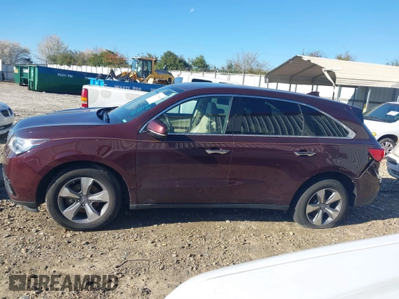 2016 Acura MDX with VIN 5FRYD4H25GB043943, listed as a IAAI auction lot 41731449 with 149,648 mi miles. Bid and sale history available at carsss.com. Image 14.