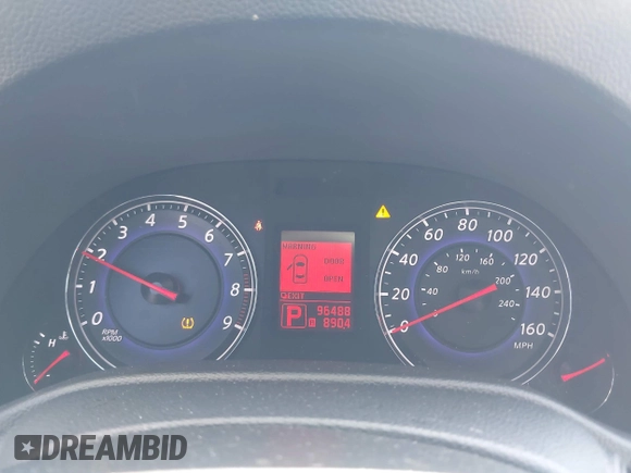 2008 Infiniti G35 Journey with VIN JNKBV61E48M219540, listed as a IAAI auction lot 42157760 with 96,488 mi miles and . Bid and sale history available at DreamBid. Image 7.