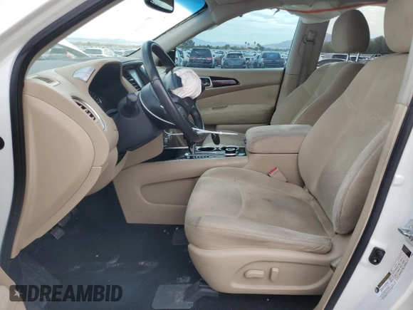 2016 Nissan Pathfinder S with VIN 5N1AR2MM4GC622205, listed as a Copart auction lot 50971095 with 114,351 mi miles and Salvage title. Bid and sale history available at DreamBid. Image 7.