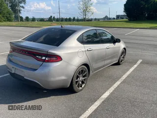 2016 Dodge Dart SE with VIN 1C3CDFAA2GD606340, listed as a Copart auction lot 55352025 with 123,161 mi miles and Clean Title. Bid and sale history available at carsss.com. Image 4.