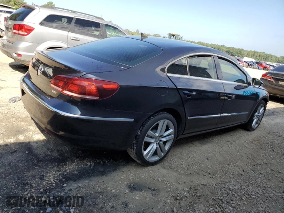 2013 Volkswagen CC Lux with VIN WVWRP7AN9DE561828, listed as a Copart auction lot 71457324 with 0 mi miles and Salvage Title. Bid and sale history available at carsss.com. Image 3.