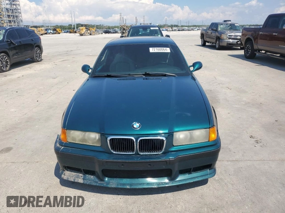 1997 BMW 3 Series M3 with VIN WBSBG9326VEY76810, listed as a Copart auction lot 72160064 with Not provided miles and Salvage title. Bid and sale history available at DreamBid. Image 5.