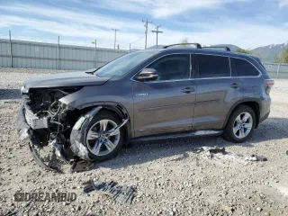 2016 Toyota Highlander Limited with VIN 5TDDCRFH0GS018631, listed as a Copart auction lot 56590755 with 89,355 mi miles and Salvage title. Bid and sale history available at DreamBid. Image 1.