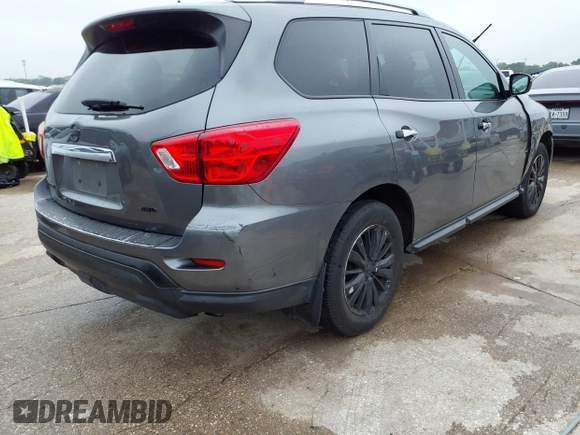 2017 Nissan Pathfinder SL with VIN 5N1DR2MM6HC672523, listed as a IAAI auction lot 42165353 with 155,123 mi miles and . Bid and sale history available at DreamBid. Image 4.