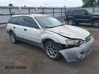 2005 Subaru Legacy Outback with VIN 4S4BP61C157306604, listed as a IAAI auction lot 42565574 with 268,284 mi miles and . Bid and sale history available at DreamBid. Image 1.