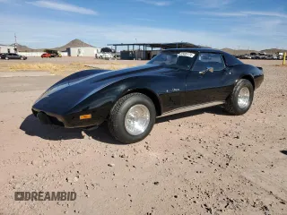 1977 Chevrolet Corvette with VIN 1Z37L7S412823, listed as a Copart auction lot 82405174 with 9,206 mi miles and Clean title. Bid and sale history available at DreamBid. Image 1.