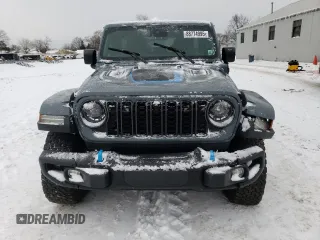 2024 Jeep Wrangler Rubicon with VIN 1C4RJXR66RW237347, listed as a Copart auction lot 88774995 with 18,018 mi miles and Salvage Title. Bid and sale history available at DreamBid. Image 5.