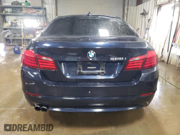 2011 BMW 5 Series 528i with VIN WBAFR1C54BC673353, listed as a Copart auction lot 48956775 with 115,359 mi miles and Salvage Title. Bid and sale history available at carsss.com. Image 6.