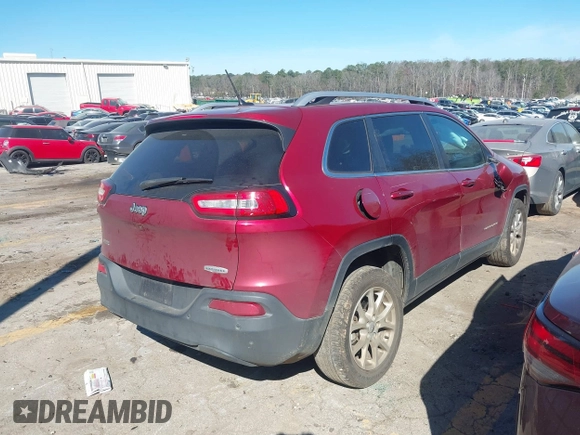 2017 Jeep Cherokee Latitude with VIN 1C4PJLCB2HW607682, listed as a IAAI auction lot 41698412 with 136,562 mi miles and . Bid and sale history available at DreamBid. Image 4.