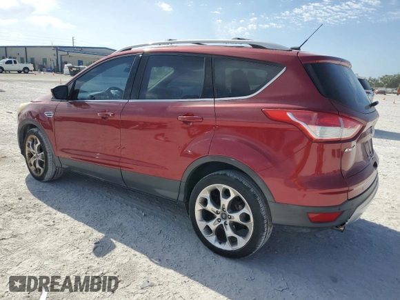 2013 Ford Escape Titanium with VIN 1FMCU0J90DUB60159, listed as a Copart auction lot 50957605 with 159,961 mi miles and Salvage title. Bid and sale history available at DreamBid. Image 2.
