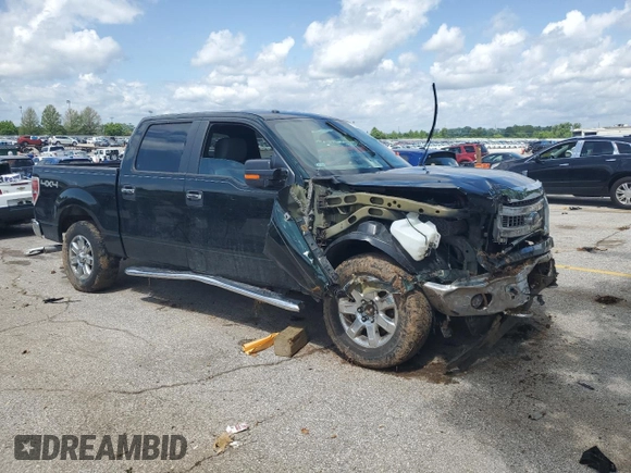 2013 Ford F-150 XL with VIN 1FTFW1EF5DKF14335, listed as a Copart auction lot 57256055 with 71,038 mi miles and Salvage title. Bid and sale history available at DreamBid. Image 4.